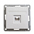 Розетка компьютерная 1-м СП W59 RJ45 кат.5E механизм бел. SE RSI-152K5E-1-86