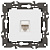 Розетка компьютерная 1-м Elegance 14-3107-01 RJ45 IP20 механизм бел. Эра Б0034302