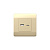 Розетка USB NEW3-E тип A+C 5В/2.1А шампань CHINT 431450