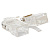 Коннектор RJ45 (8P8C) кат.5E неэкранир. TERACOM универс. (уп.50шт) EKF TRC-PLUG-5EUTP-50