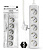 Удлинитель 5х5м с заземл. 10А 3х1.5 TOKOV LIGHT TKL-C01-BU5-5-1.5-Z