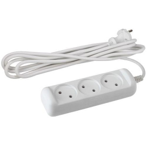 Удлинитель 3х3м без заземл. 10А IP20 U-3-3m-2х1 ПВС 2х1 Эра Б0028355 Удлинитель 3х3м без заземл. 10А IP20 U-3-3m-2х1 ПВС 2х1 Эра Б0028355