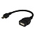 Кабель USB OTG micro USB на USB шнур 0.15м черн. Rexant 18-1182