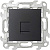 Розетка компьютерная СП Simon 24 RJ45 кат.5E UTP IP20 механизм графит Simon 2410598-038