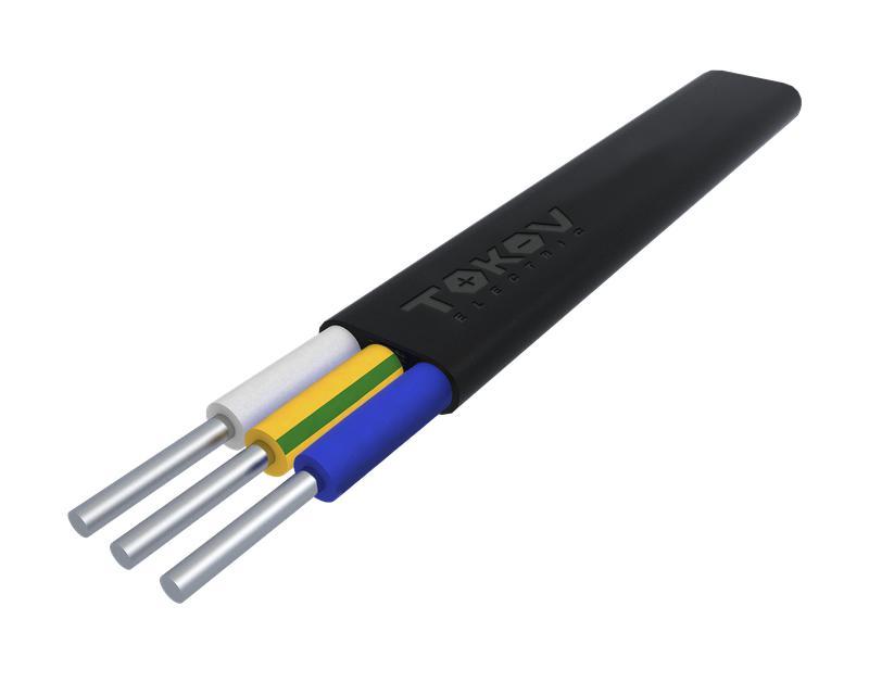 Кабель TOKOV ELECTRIC АВВГ-Пнг(А)-LS 3х2.5 ОК (N PE) 0.66кВ (м) 00-00036343