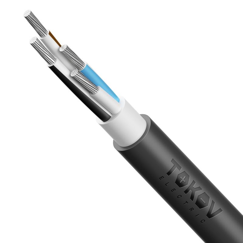 Кабель TOKOV ELECTRIC АВВГнг(А)-LS 4х25 МК (N) 0.66кВ (м) 00-00072437