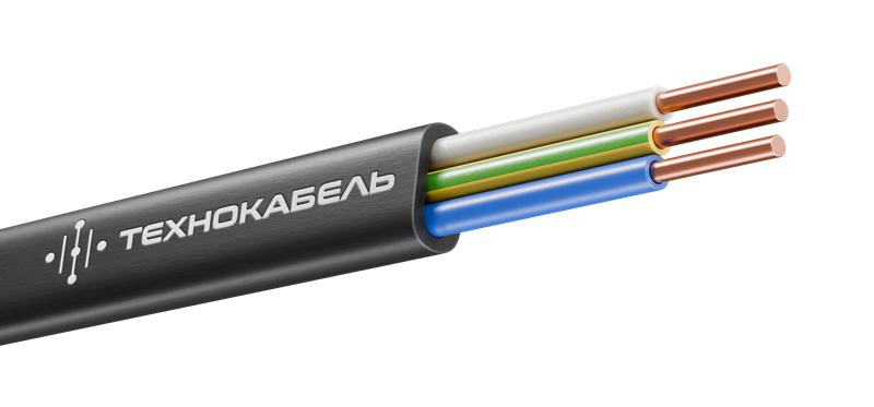 Кабель ППГ-Пнг(А)-HF 3х4 ОК (N PE) 0.66кВ (м) Технокабель 00-00148198