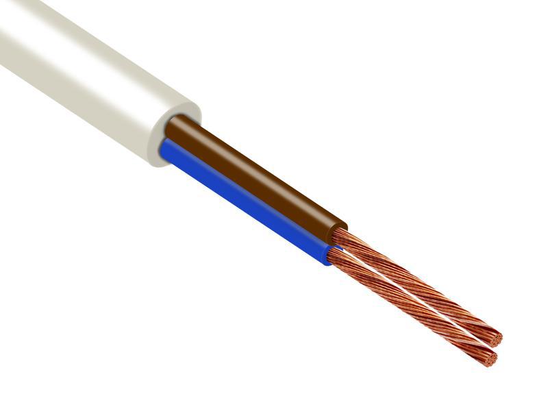 Провод TOKOV ELECTRIC ПВС 2х1.5 380В Б (уп.20м) 1945429