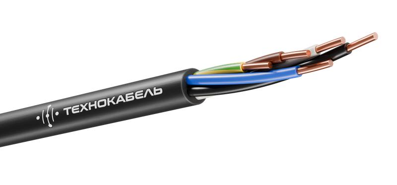 Кабель ВВГнг(А)-LSLTx 5х6 ОК (N PE) 0.66кВ (м) Технокабель 00-00148417