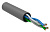 Кабель витая пара U/UTP кат.5E 2х2х24AWG solid CCA PVC сер. (м) GENERICA BC1-C5E02-111-305-G