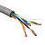 Кабель витая пара U/UTP кат.5E 4х2х24AWG solid CU PVC сер. (м) Эра Б0044429